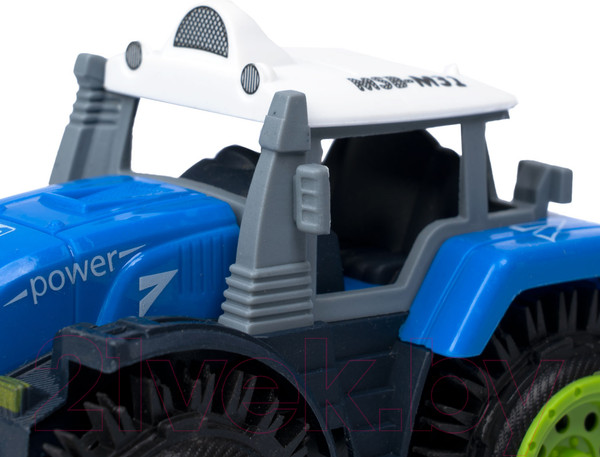 Изображение товара Трактор игрушечный Bondibon Перевертыш / ВВ5886 (синий)