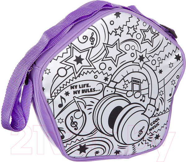 Изображение товара Набор для творчества Bondibon Сумка-раскраска Диско / ВВ2312-1