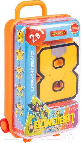 Изображение товара Робот-трансформер Bondibon Bondibot Цифра 8 / ВВ5878-В (оранжевый)