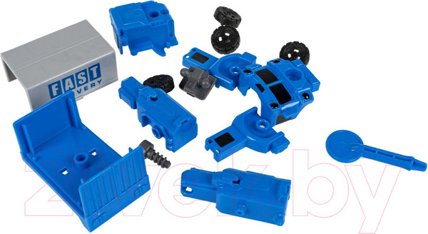 Изображение товара Робот-трансформер Bondibon Bondibot Машина городской службы / ВВ6387 (синий)