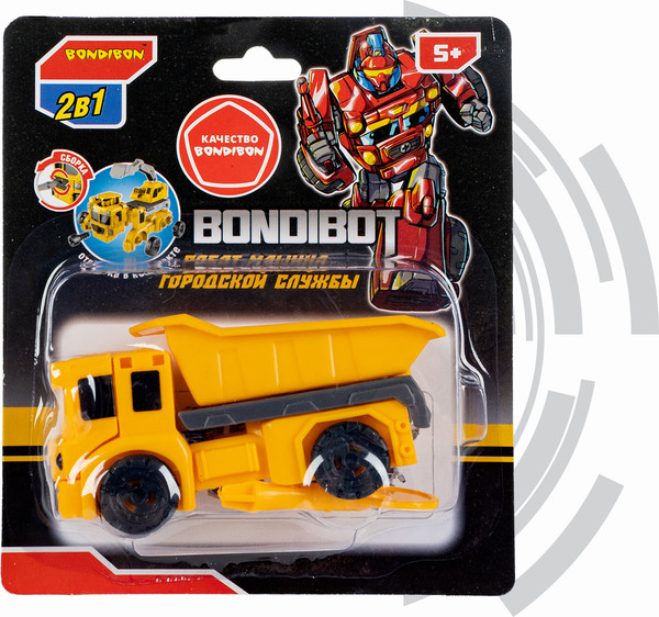 Изображение товара Робот-трансформер Bondibon Bondibot Самосвал / ВВ6390 (желтый)