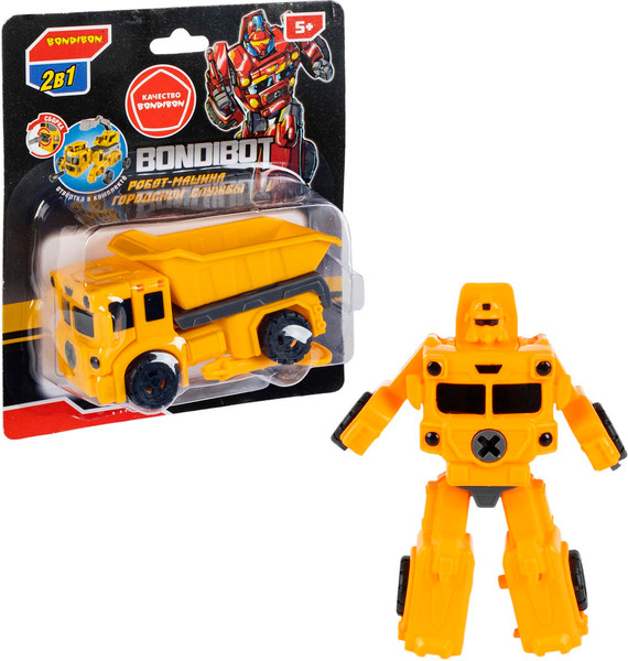 Изображение товара Робот-трансформер Bondibon Bondibot Самосвал / ВВ6390 (желтый)