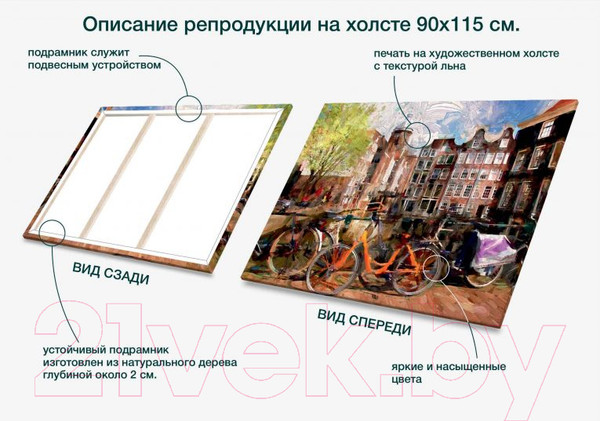Изображение товара Картина Stamprint Амстердам АT006 (90x115см)