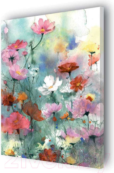 Изображение товара Картина Stamprint Пейзаж цветов АT009 (85x60см)