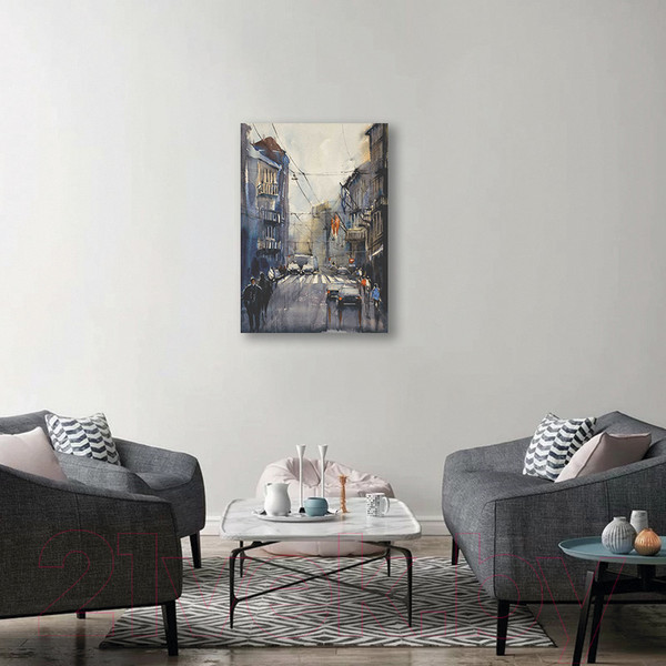 Изображение товара Картина Stamprint Суета 2 АT010 (85x60см)