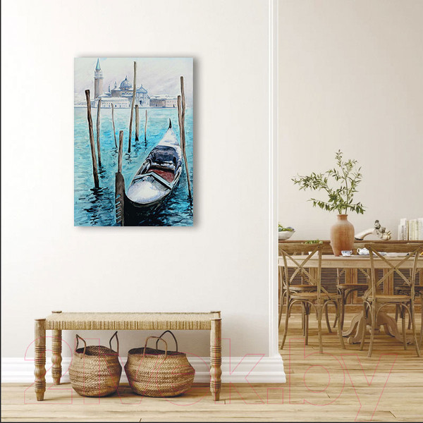 Изображение товара Картина Stamprint Гондола АT019 (85x60см)