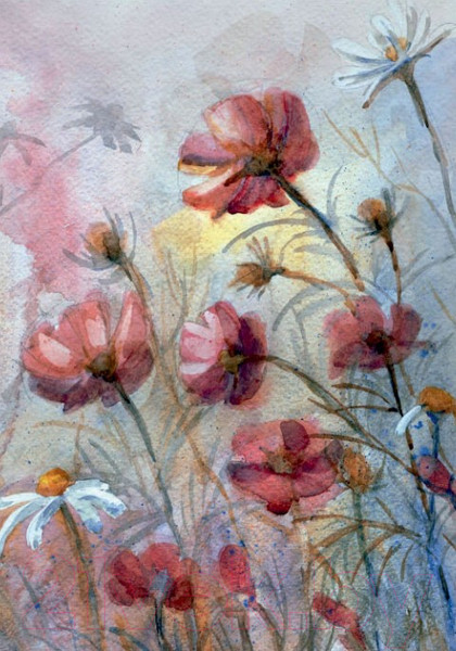 Изображение товара Картина Stamprint Мак АT024 (85x60см)