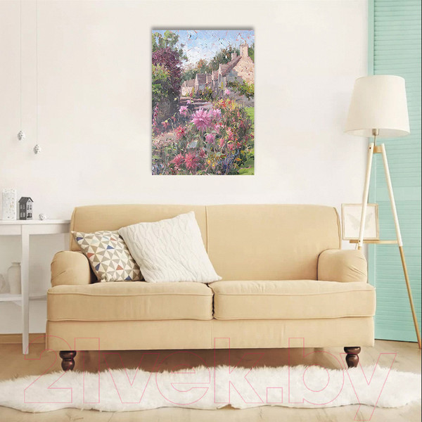 Изображение товара Картина Stamprint Розовая нежность АT032 (85x60см)