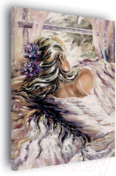 Изображение товара Картина Stamprint Девушка у окна АT033 (85x60см)