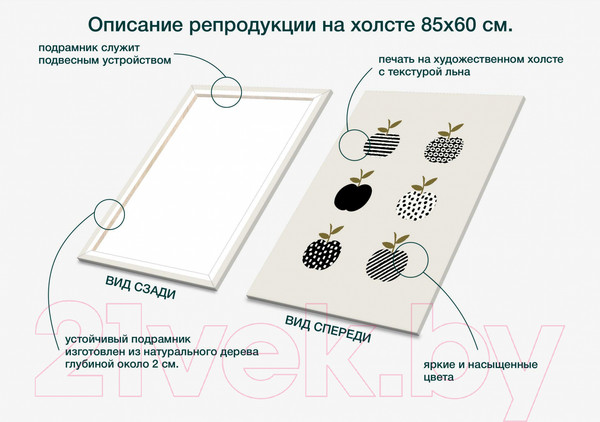 Изображение товара Картина Stamprint Сад 3 КС012 (85x60см)
