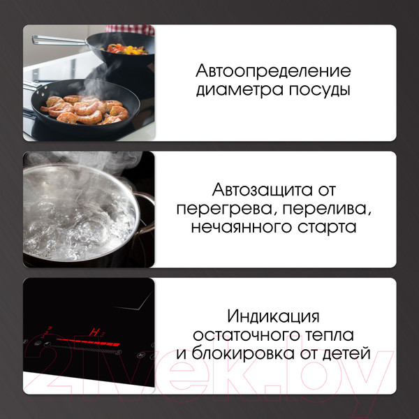 Изображение товара Индукционная варочная панель Zigmund & Shtain CI 29.6 B