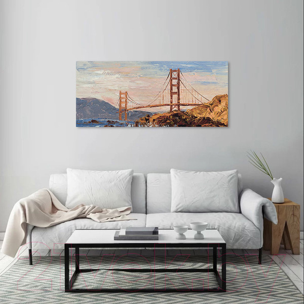 Изображение товара Картина Stamprint Мост в Сан-Франциско АT025 (65x150см)