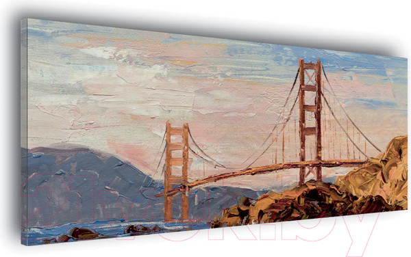 Изображение товара Картина Stamprint Мост в Сан-Франциско АT025 (65x150см)