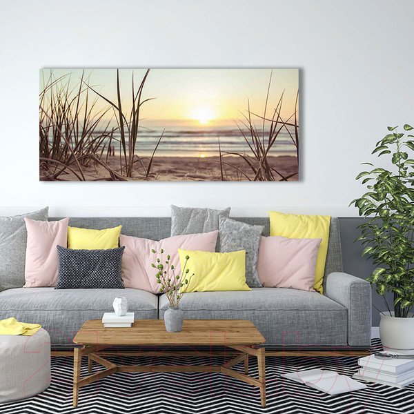 Изображение товара Картина Stamprint Восход солнца SN002 (65x150см)