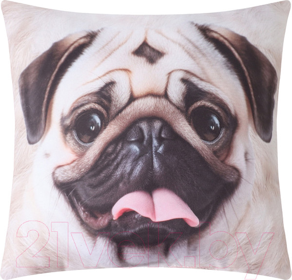 Изображение товара Подушка декоративная Этель Мопс / 9845173