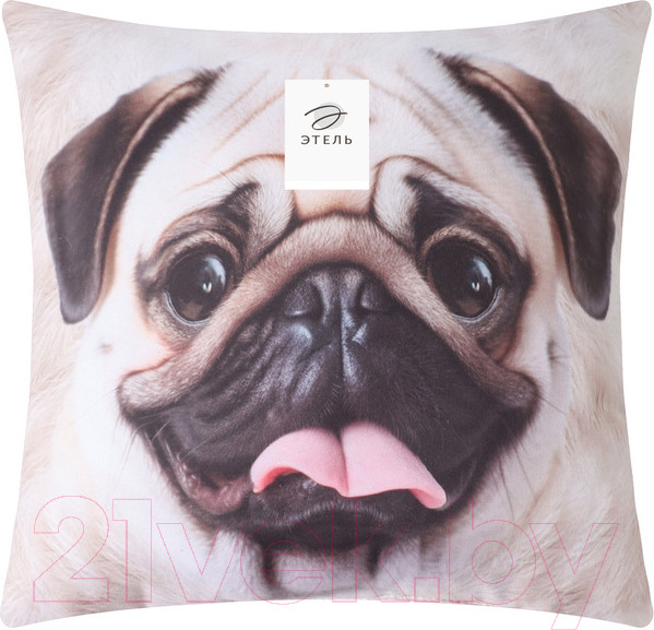 Изображение товара Подушка декоративная Этель Мопс / 9845173