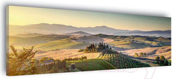 Изображение товара Картина Stamprint Зеленый пейзаж NR014  (45x140см)