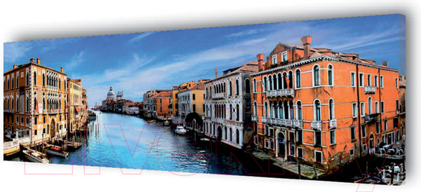 Изображение товара Картина Stamprint Канал венеции СТ010 (45x140см)