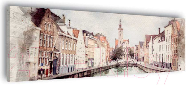 Изображение товара Картина Stamprint Городской канал АT031 (45x140см)