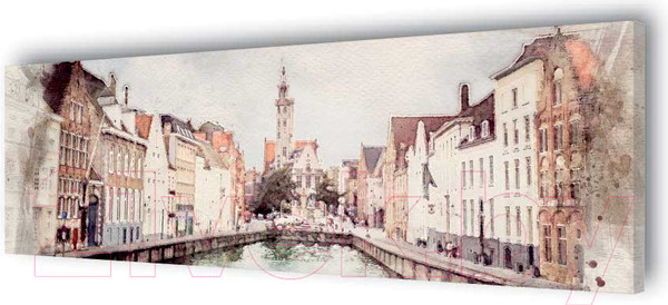 Изображение товара Картина Stamprint Городской канал АT031 (45x140см)