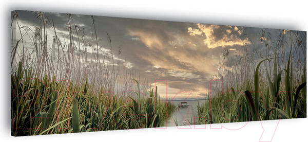 Изображение товара Картина Stamprint Озеро в закате SN013 (45x140см)