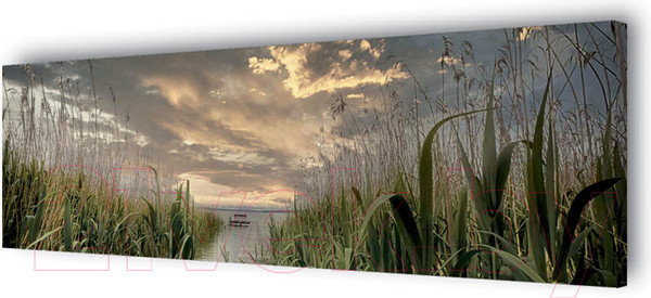 Изображение товара Картина Stamprint Озеро в закате SN013 (45x140см)