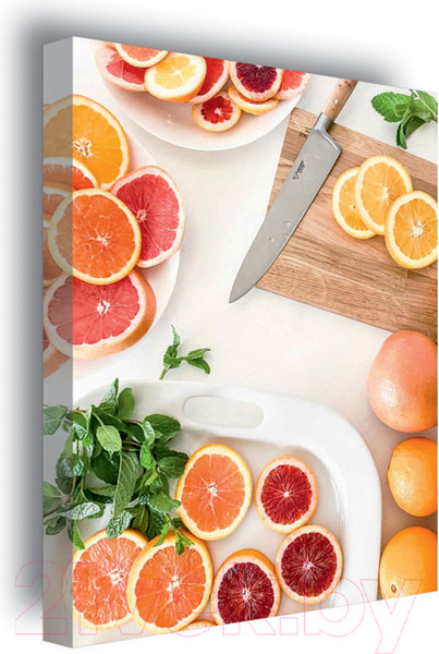 Изображение товара Картина Stamprint Сочные фрукты 2 КС005 (45x35см)