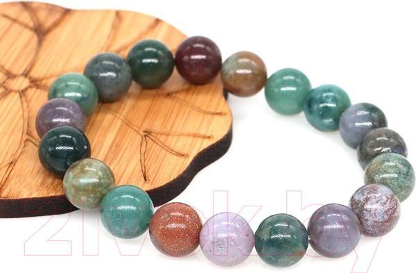 Изображение товара Браслет Wolves Яшма зеленая 40572 (р.21)