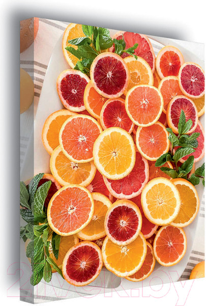 Изображение товара Картина Stamprint Сочные фрукты 3 КС006 (45x35см)