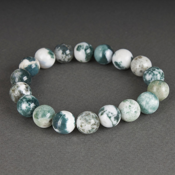 Изображение товара Браслет Wolves Агат моховой 40574 (р.16)