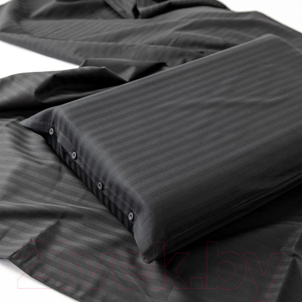 Изображение товара Наволочка Verossa Verossa Stripe 48/68 Black 7005 / 777438