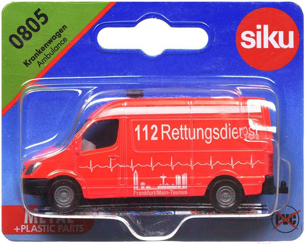 Изображение товара Фургон игрушечный Siku Скорая помощь / 0805