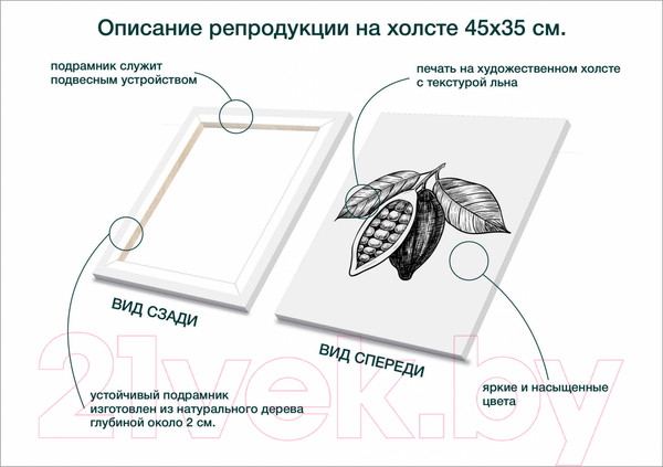 Изображение товара Картина Stamprint Фрукты 3 КС009 (45x35см)