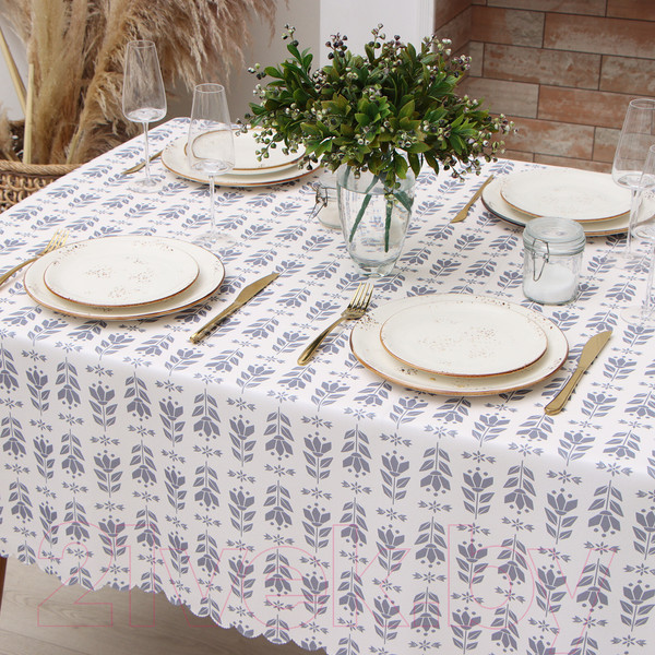 Изображение товара Скатерть Доляна Аir flowers 145x220 / 10261472