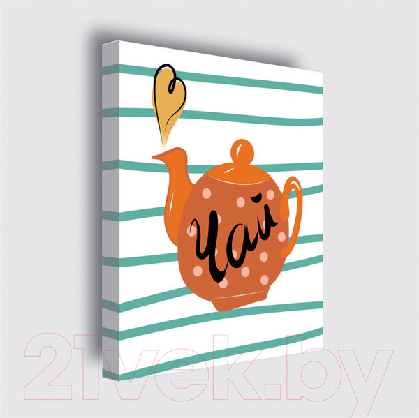 Изображение товара Картина Stamprint Теплый чай 3 КС015 (45x35см)