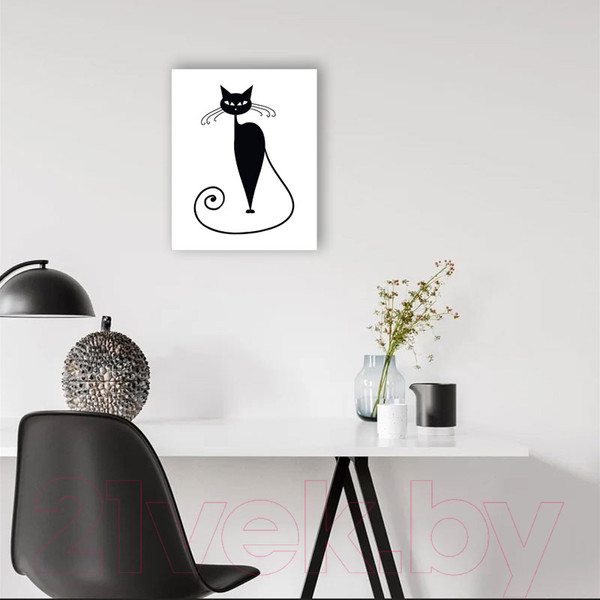 Изображение товара Картина Stamprint Кот 1 TR005 (45x35см)