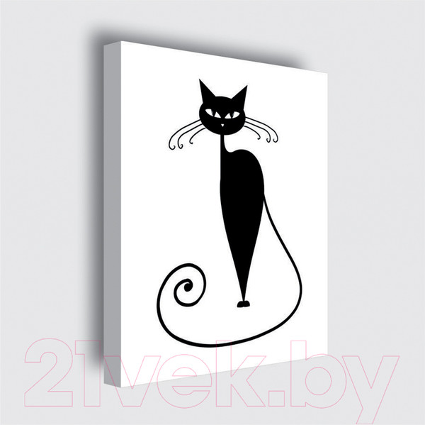 Изображение товара Картина Stamprint Кот 1 TR005 (45x35см)