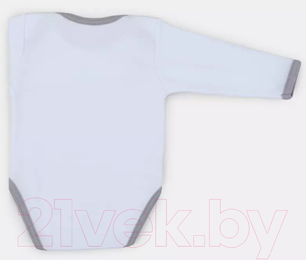 Изображение товара Боди для малышей Rant Rainbow С длинным рукавом / 6180 (серый, р.62)