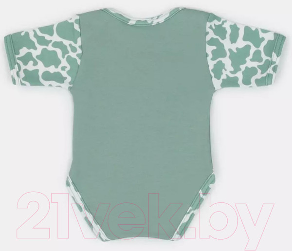 Изображение товара Боди для малышей Rant Milk-Aholic С коротким рукавом / 6281 (зеленый, р.68)