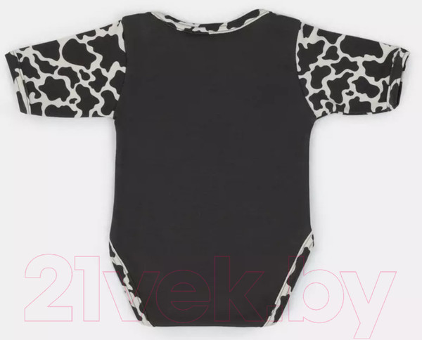 Изображение товара Боди для малышей Rant Milk-Aholic С коротким рукавом / 6281 (графитовый, р.62)