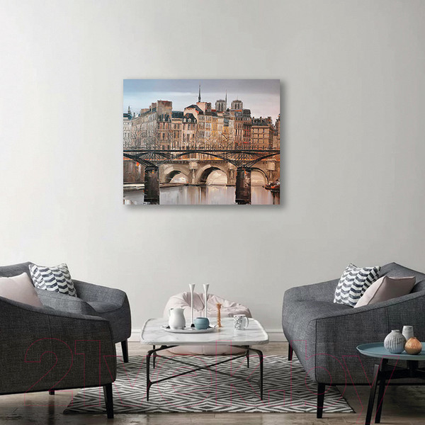 Изображение товара Картина Stamprint Городской вид АT034  (80x100см)