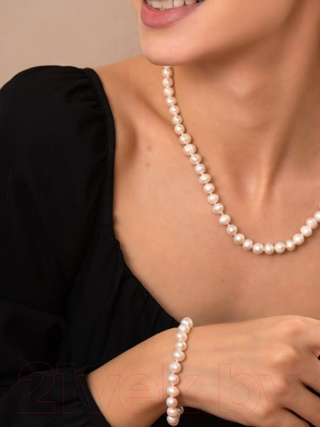 Изображение товара Браслет Wolves Жемчуг 8мм 40584 (р.19)