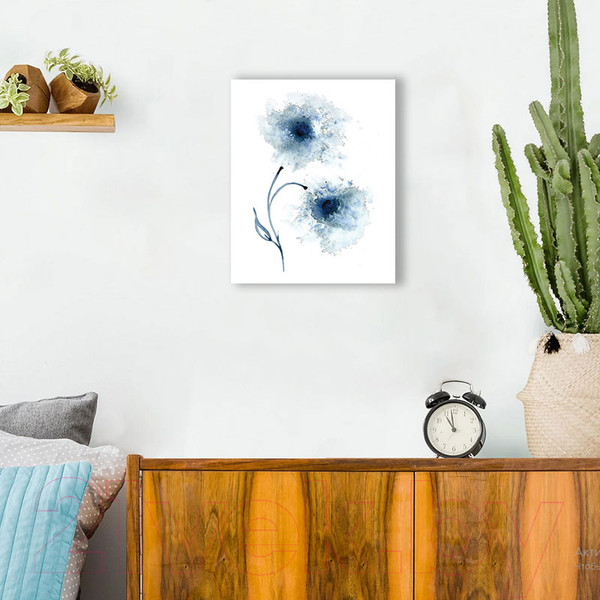 Изображение товара Картина Stamprint Синие цветы 1 TR020 (45x35см)