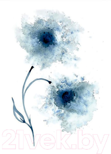 Изображение товара Картина Stamprint Синие цветы 1 TR020 (45x35см)
