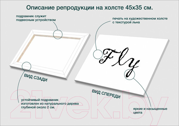 Изображение товара Картина Stamprint Воздух 3 TR004 (35x35см)