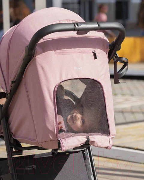 Изображение товара Детская прогулочная коляска Carrello Bravo 2024 / CRL-8512 (Crystal Pink)