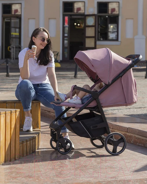 Изображение товара Детская прогулочная коляска Carrello Bravo 2024 / CRL-8512 (Crystal Pink)