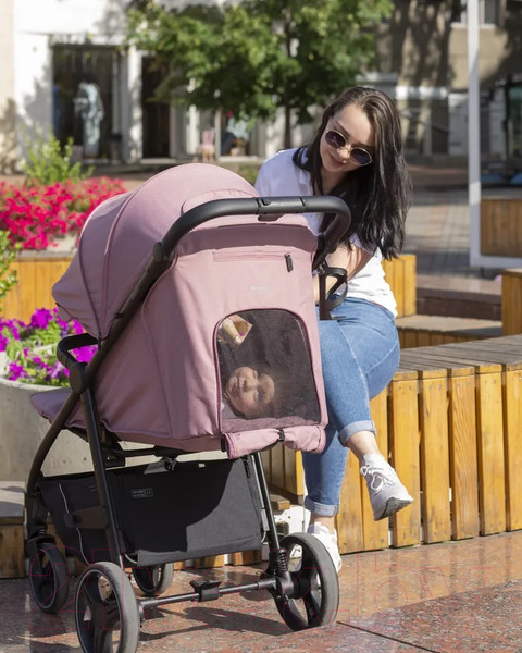 Изображение товара Детская прогулочная коляска Carrello Bravo 2024 / CRL-8512 (Crystal Pink)