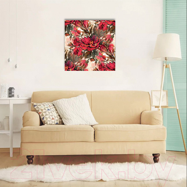 Изображение товара Картина Stamprint Таинственный букет АT030 (67x67см)