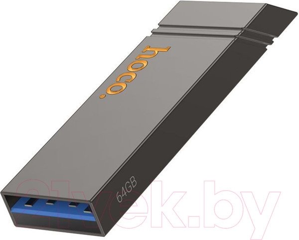 Изображение товара USB flash накопитель Hoco UD13 USB3.2 64Gb (металлик)